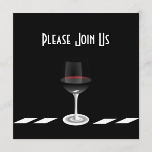 Invitation Art Déco Party S'il vous plaît Rejoigne