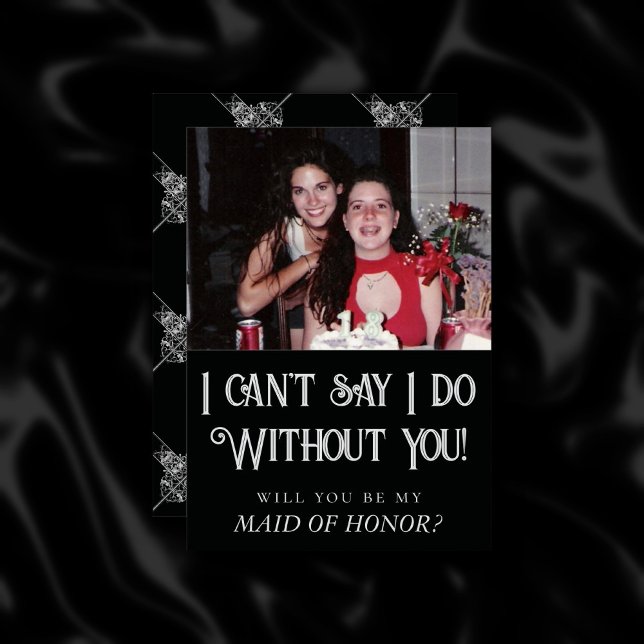 Invitation Art déco | Proposition d'une fête nuptiale noire e (Créateur téléchargé)