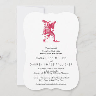 Invitation Art du Bouffon de la Cour de Shakespeare de Style 