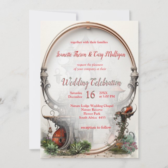 Invitation Art Fantastique Vintage (Devant)