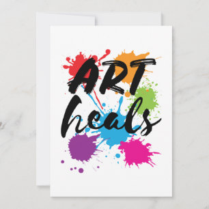 Invitation Art Heals Art Therapist