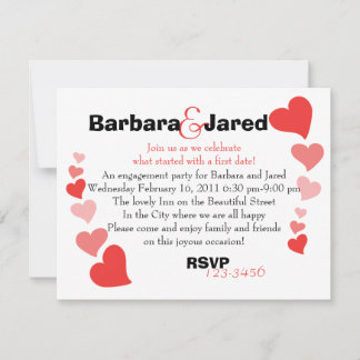 Invitation Art Hearts