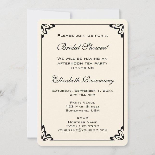 Invitation Art Nouveau Iris Fleurs Mariage Vintage (Devant)
