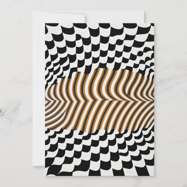 Invitation Art optique IA - zone de confort visuel (Devant)