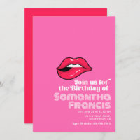 Art Pop Rose Chaud Anniversaire