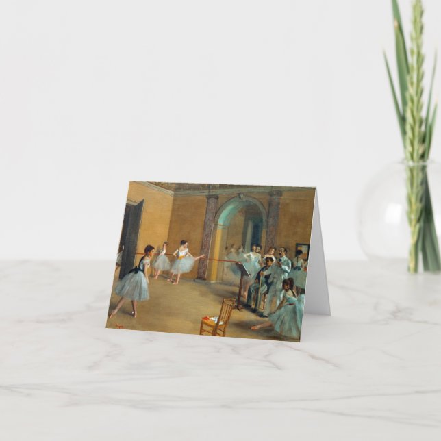 Invitation Art vintage, Edgar Degas, Impressionnisme, Danse (Devant)