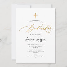 ArtApp Élégant Faux Gold Calligraphy Dedication