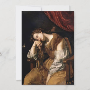 Invitation Artemisia Gentileschi - Repentante Mary Magdalene