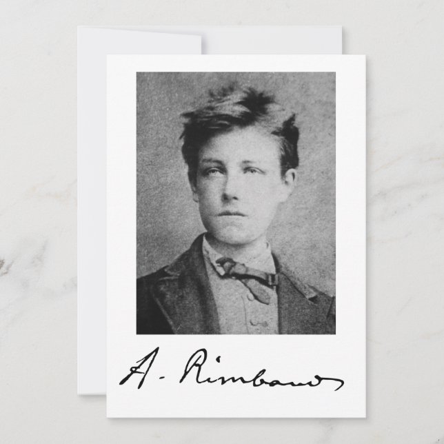 Invitation Arthur Rimbaud (Devant)