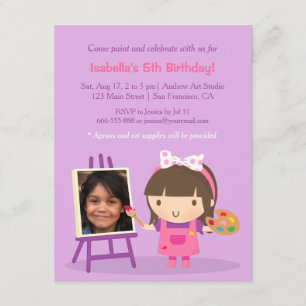 Invitation Artisanat des arts de la peinture Coute Photo de l