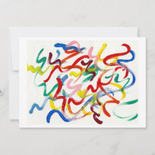 Invitation artistique Abstraite