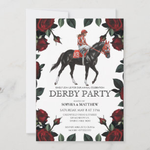 Invitation artistique pour une soirée de derby de