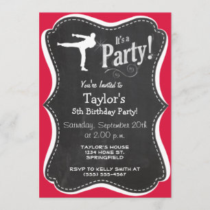 Invitation Arts martiaux de Crimson