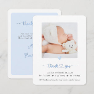 Invitation ArtsApp Cadeau de remerciement pour Baby Shower+An