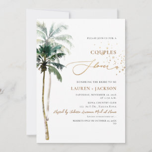 Invitation ArtsApp Tropical Paradise Calligraphie Douche