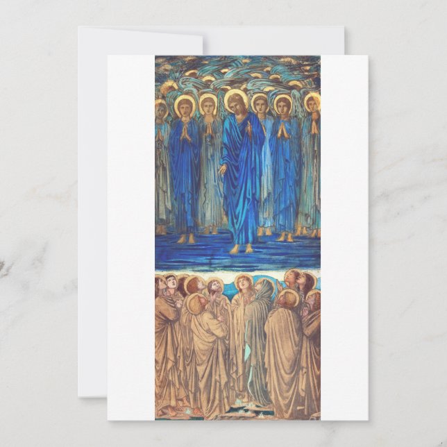 Invitation Ascension du Christ par Edward Burne-Jones (Devant)