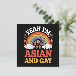 Invitation Asien et Gay Queer Asiatique Chinois Coréen Japona
