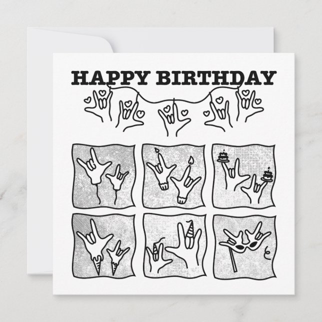Invitation ASL ILY Obsession - Joyeux Anniversaire !  (Devant)