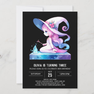 Invitation Assistant Aquarelle Joyeux Anniversaire
