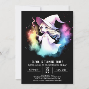 Invitation Assistant Boho magique Anniversaire