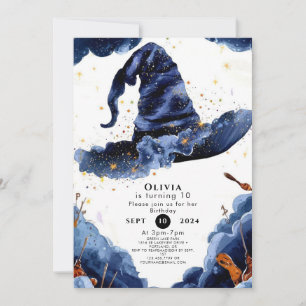 Invitation Assistant d'enchantement Pastel Boho Anniversaire