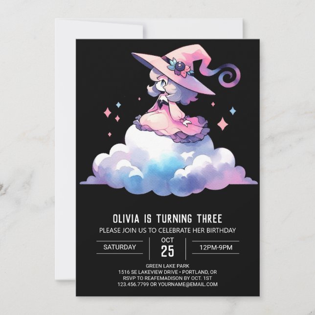 Invitation Assistant Dreamy Imaginaire Anniversaire (Devant)