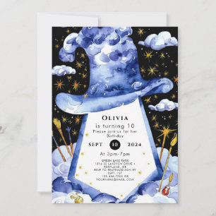 Invitation Assistant Enchanté simple Anniversaire