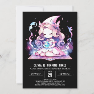Invitation Assistant fille Whimsical Anniversaire