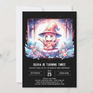 Invitation Assistant Imaginaire adorable Anniversaire