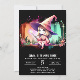 Invitation Assistant Impression Minimaliste Anniversaire
