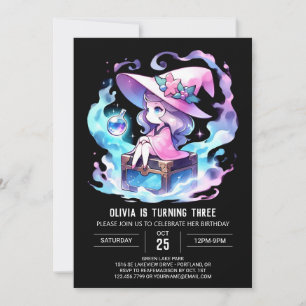 Invitation Assistant Mystique Imaginaire Anniversaire