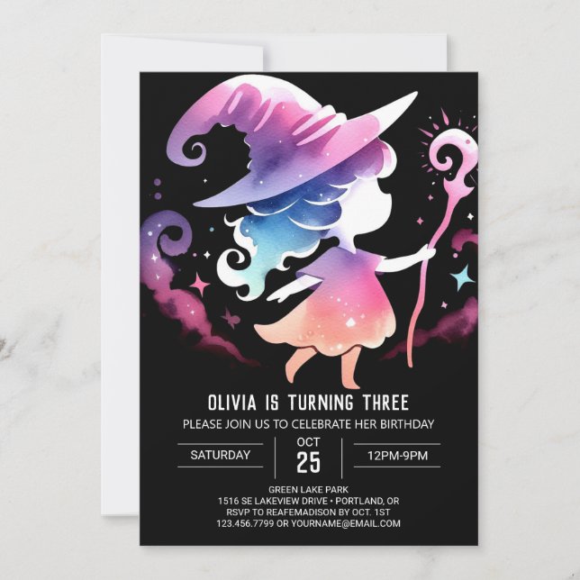 Invitation Assistant Personnalisation Whimsical Anniversaire (Devant)