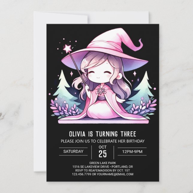 Invitation Assistant Personnalisation Whimsical Anniversaire (Devant)