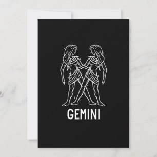 Invitation Astrologie Gemini Cadeau Anniversaire Signes Zodia