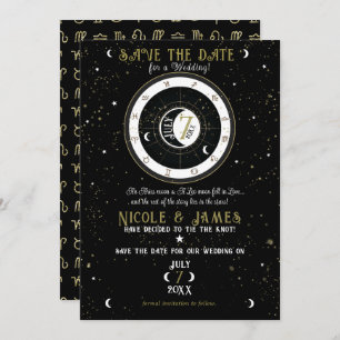 Invitation Astrologie personnalisée Zodiac Moon Signe Enregis