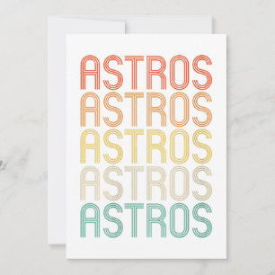 Invitation Astros de Women