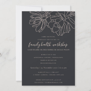 INVITATION ATELIER ÉVÉNEMENT CACTUS SUCCULENT DÉSAERT ROSE NO