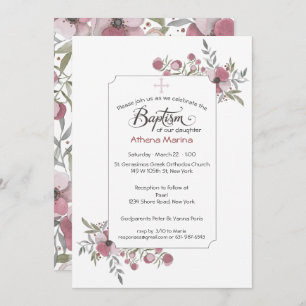 Invitation Athena Baptism
