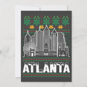 Invitation Atlanta Géorgie Noël laid