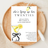 Attacher mes 20 ans Lemon Drop Martini 30e anniver