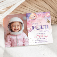 Atteindre Quatre étoiles Space fille anniversaire