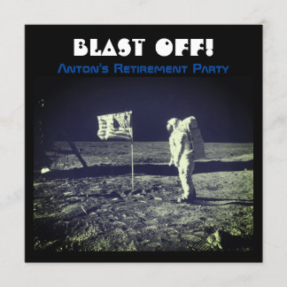 Invitation Atterrissage spatial Astronaute Marche lunaire