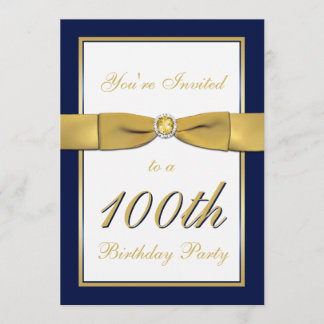 Invitation au 100e anniversaire de la Marine, de l