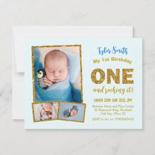 Invitation au 1er anniversaire, PREMIER garçon pre