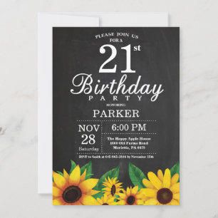 Invitation au 21e anniversaire du tournesol