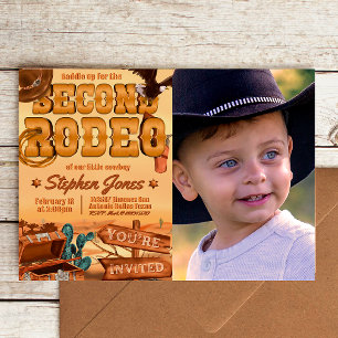 Invitation au 2e Rodeo Landscape avec photo
