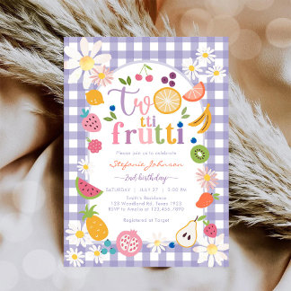Invitation au 2ème anniversaire de Twotti Frutti
