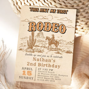 Invitation au 2ème anniversaire du rodéo Western V