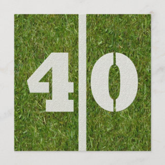 Invitation au 40e anniversaire du Football Party