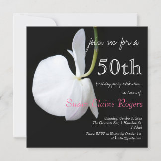 Invitation au 50e anniversaire de la florale